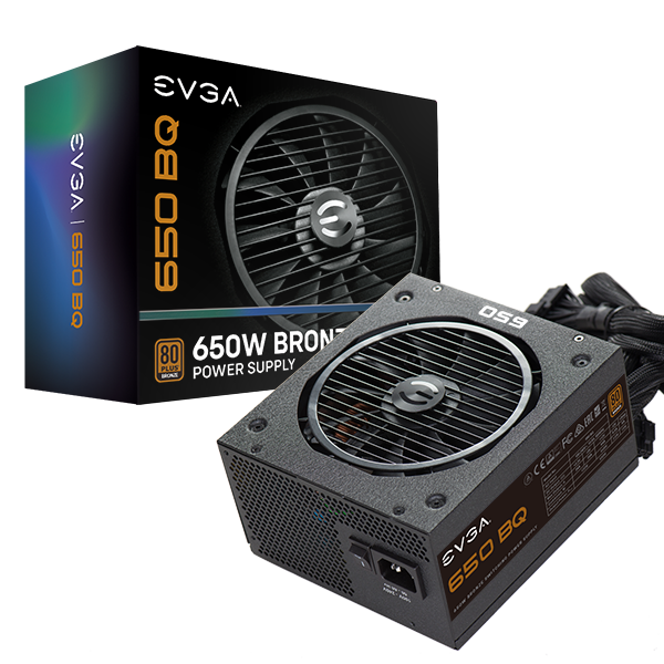 Fuente de alimentación 80 PLUS Bronze EVGA 650 BQ 110-BQ-0650-V1 Semimodular