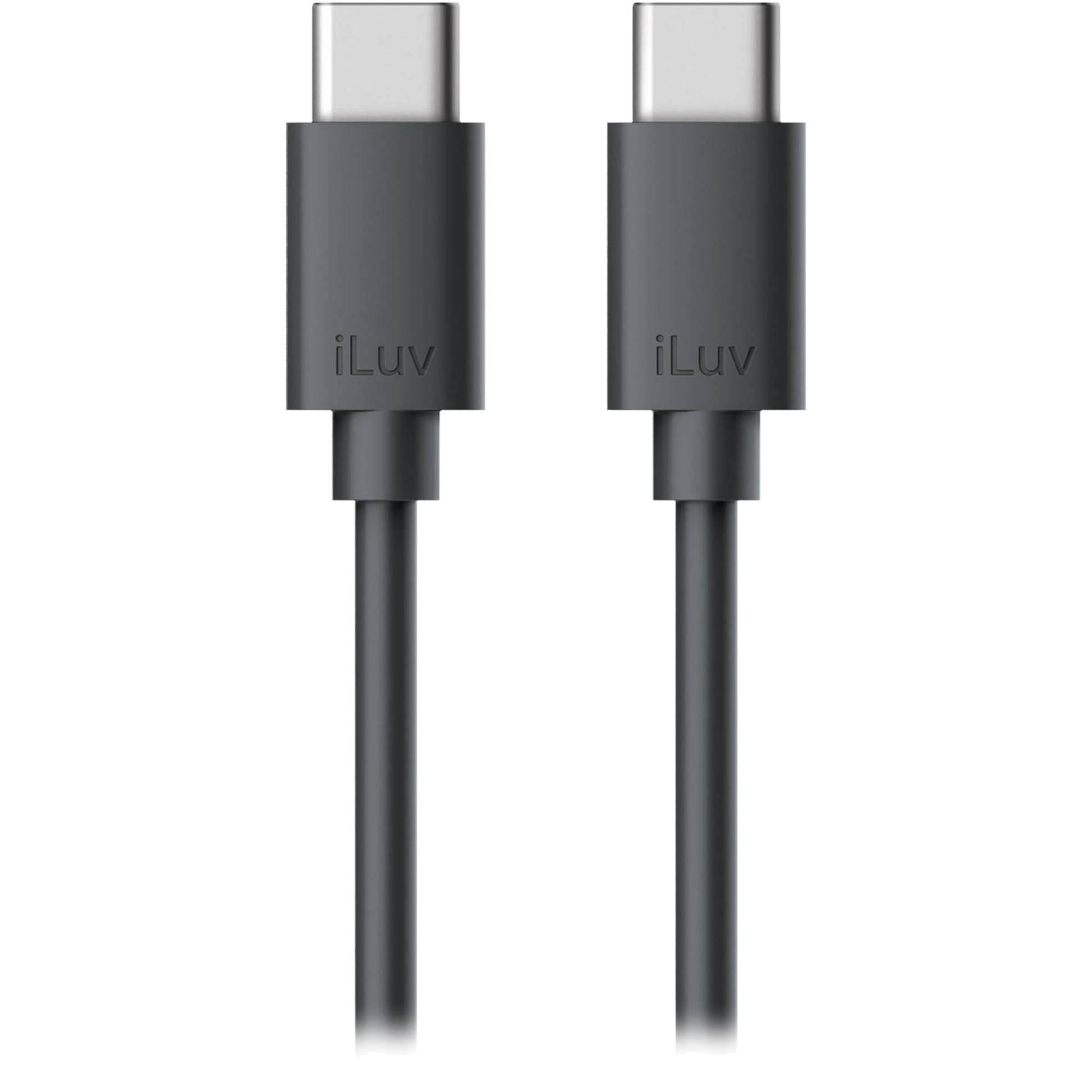 Cable usbc-usbc 3.3 Ft. DATOS y CARGA Cable Negro ILUV  ICB57BLK