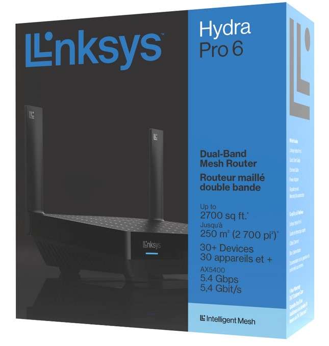 ROUTER Hydra Pro 6 Dual-Band AX5400 Mesh WiFi 6 MR5500