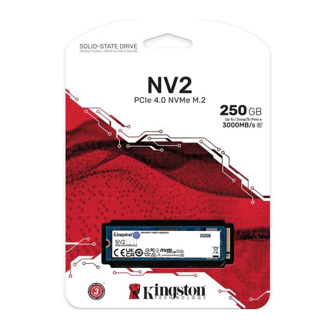 SSD 250GB M.2 2280 NVMe PCIe Interno  Kingston