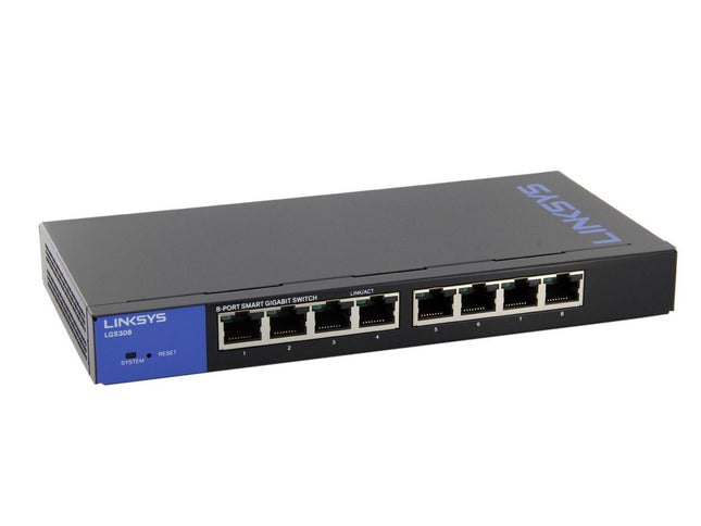 Switch Gestionado Linksys Smart LGS308 Gigabit 8 puertos