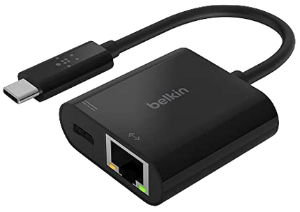Adaptador Gigabit Ethernet x 1 + USB-C (solo alimentación) x 1 60watt INC001btBK