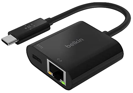 Image of Adaptador Gigabit Ethernet x 1 + USB-C (solo alimentación) x 1 60watt INC001btBK