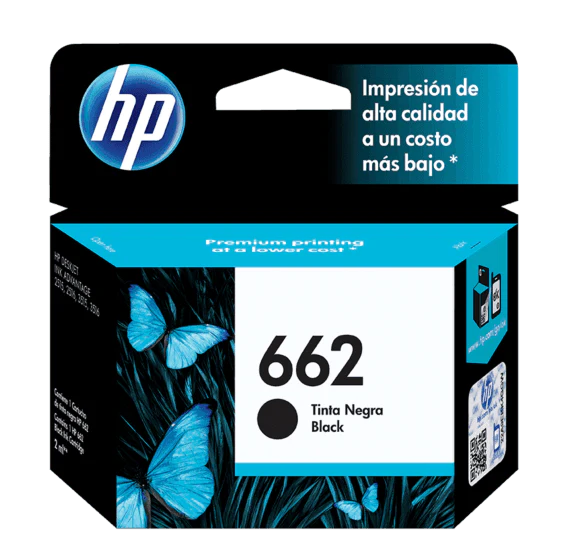 Cartucho de tinta 662 original HP