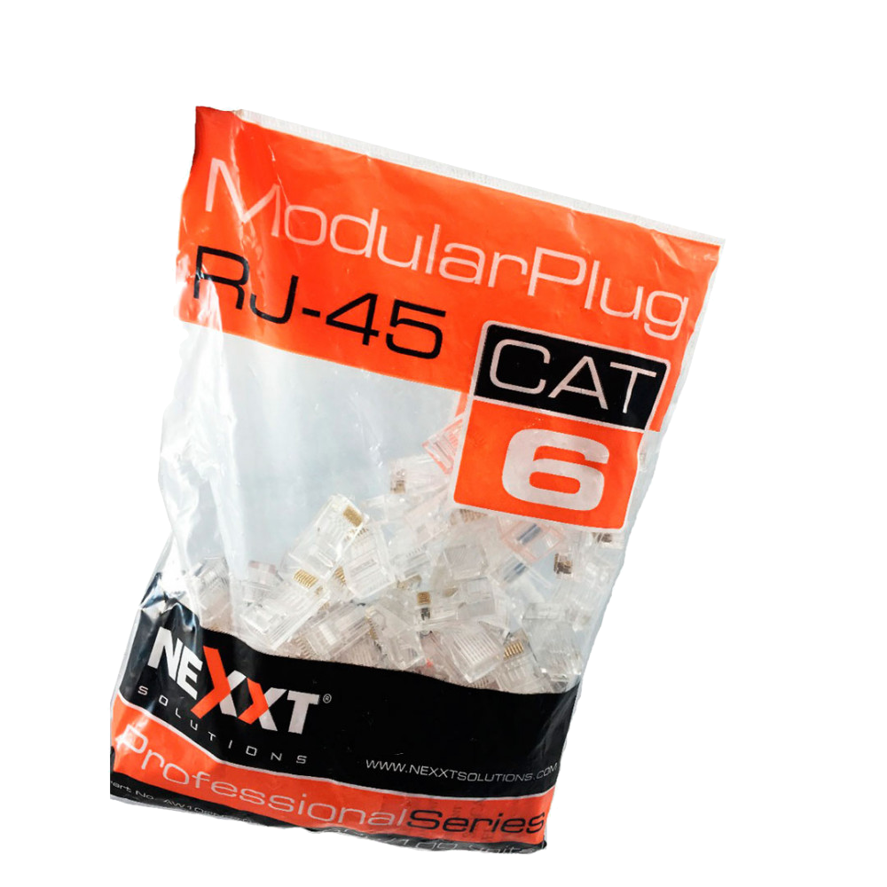 Conector RJ45 Connector Cat6 (100/pck) NEXXT