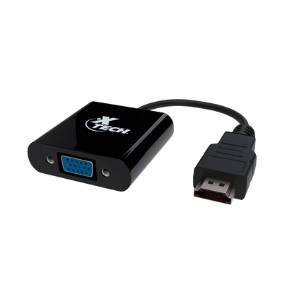 Adaptador HDMI male a VGA female Black XTC363 Xtech