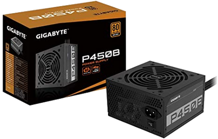 FUENTE DE ALIMENTACION 450 Watt 80 Bronze certified Gigabyte GP-P450B