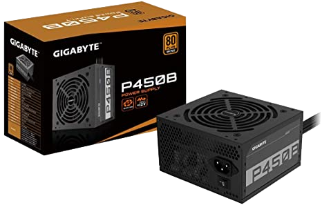 FUENTE DE ALIMENTACION 450 Watt 80 Bronze certified Gigabyte GP-P450B