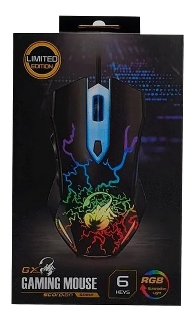 MOUSE GAMING SCORPION Spear Gaming USB Black GENIUS