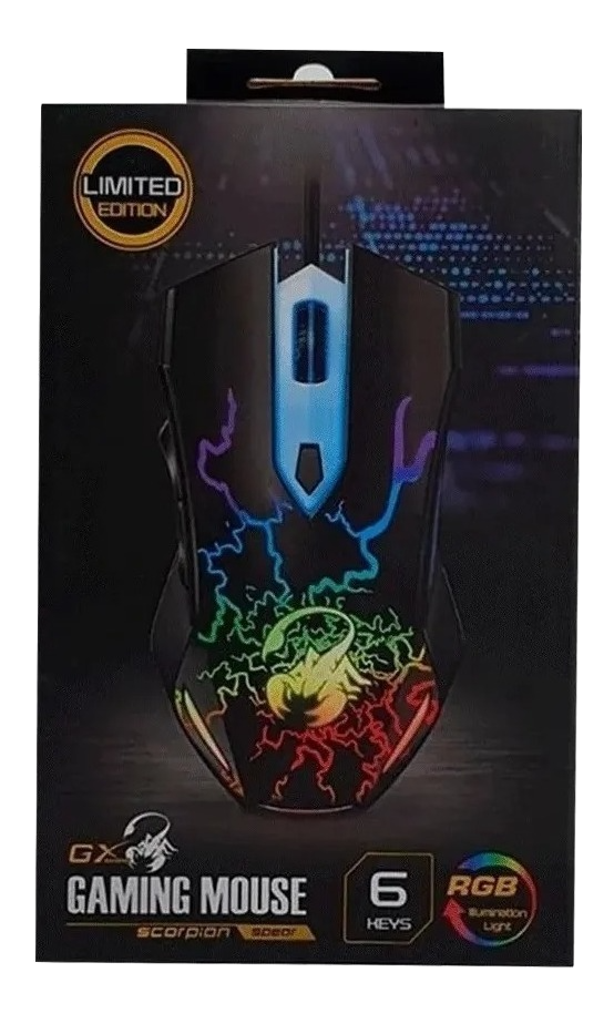MOUSE GAMING SCORPION Spear Gaming USB Black GENIUS