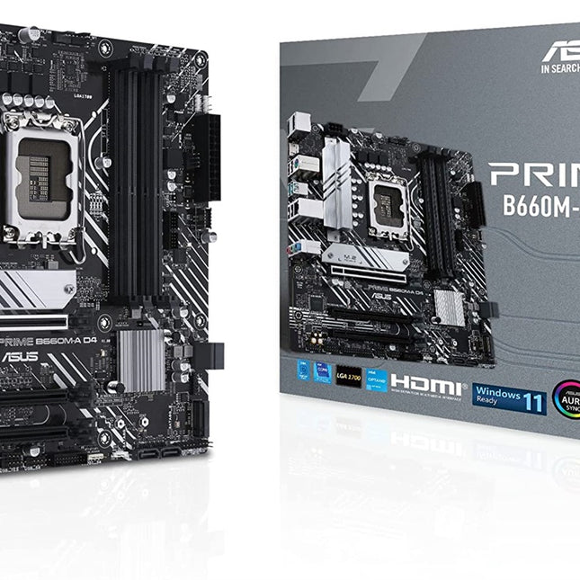 Tarjeta Madre PRIME B660MA D4 Intel LGA 1700 DDR4 mA TX  ASUS
