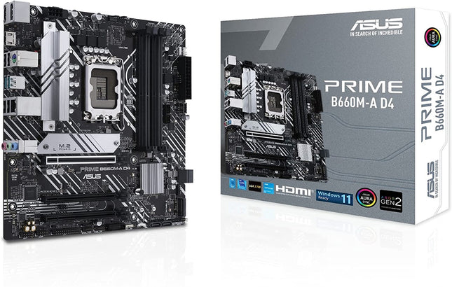 Tarjeta Madre PRIME B660MA D4 Intel LGA 1700 DDR4 mA TX  ASUS