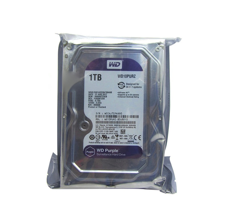 DISCO DURO INTERNO 3.5” D/S Purple WD10PURZ 1TB WESTERN DIGITAL