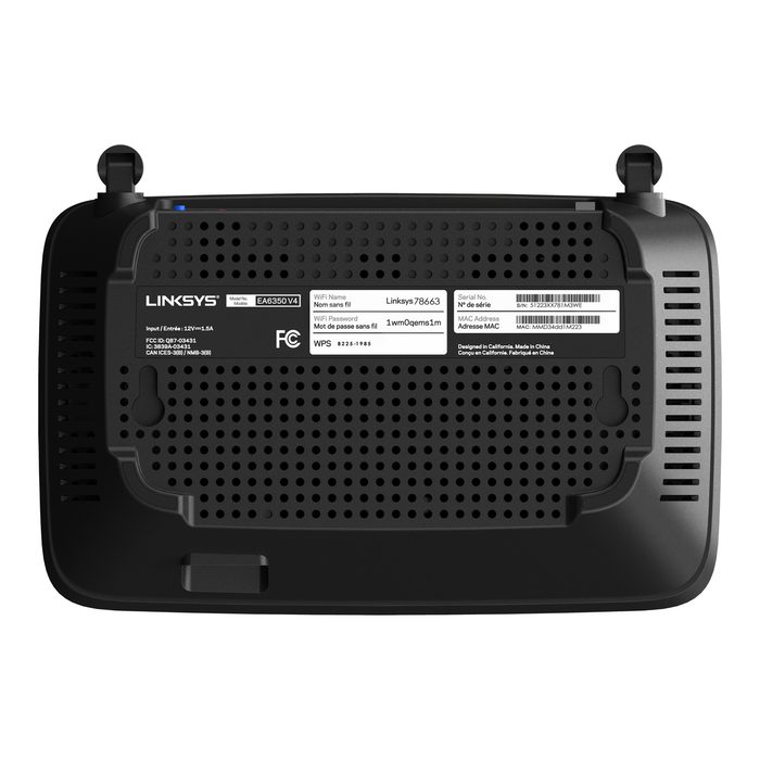 Image of Router Wireless EA6350-4B R63 AC1200 dual band Gigabit 4 port LINKSYS
