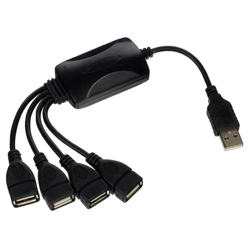 Cable Hub USB 2.0 4 pt XTC320 HiSpeed XTECH