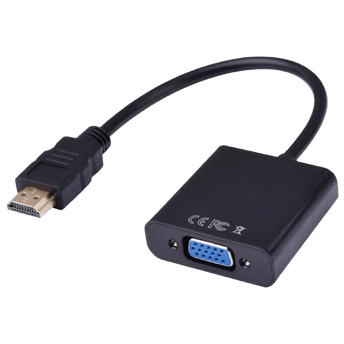 Adaptador HDMI a VGA Negro ARGOM ARG-CB-0055