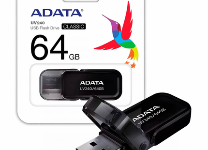 Memoria Flash 32GB UV240 Negro USB 2.0 ADATA