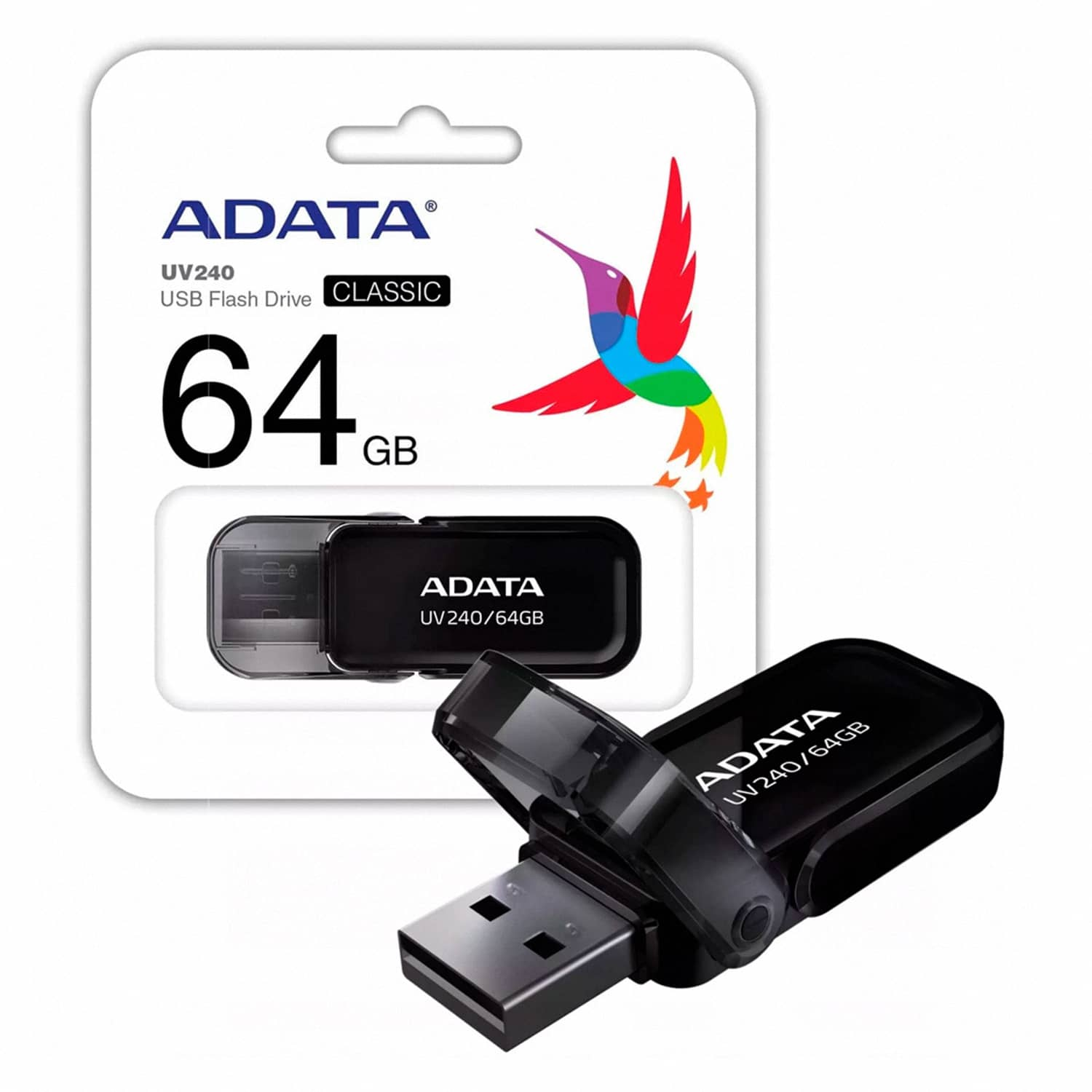 Memoria Flash 32GB UV240 Negro USB 2.0 ADATA