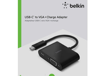 ADAPTADOR USB-C (M) a (VGA), USB-C (solo alimentación) BELKIN