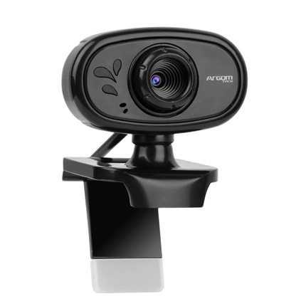 Cámara Web ARG-WC-9120BK 720P incluye Micrófono USB2.0 Black ARGOM