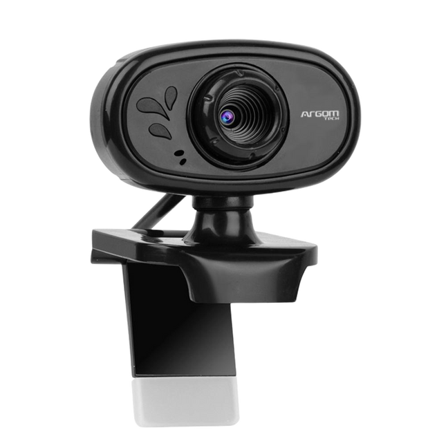 Cámara Web ARG-WC-9120BK 720P incluye Micrófono USB2.0 Black ARGOM