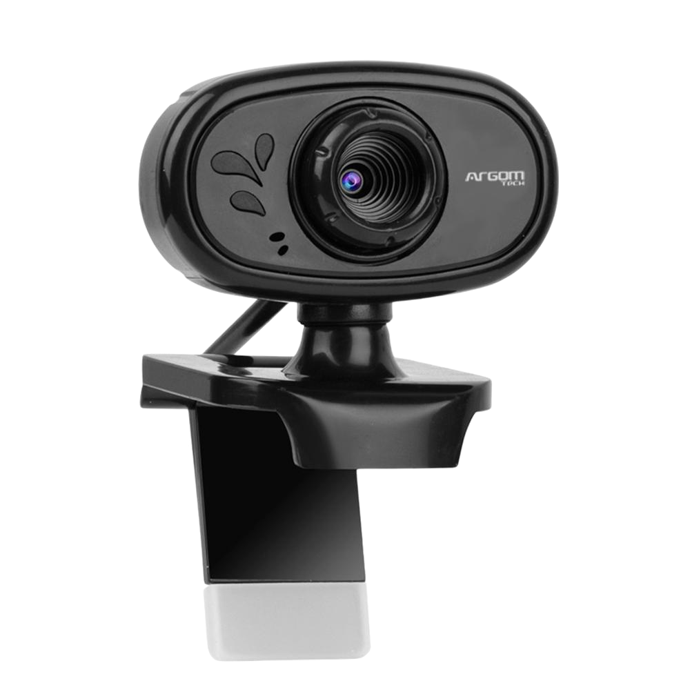 Cámara Web ARG-WC-9120BK 720P incluye Micrófono USB2.0 Black ARGOM
