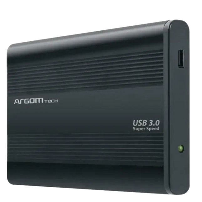 Adaptador ENCLOSURE  AC-1033 2.5" SATA USB 3.0 BLACK ARGOM