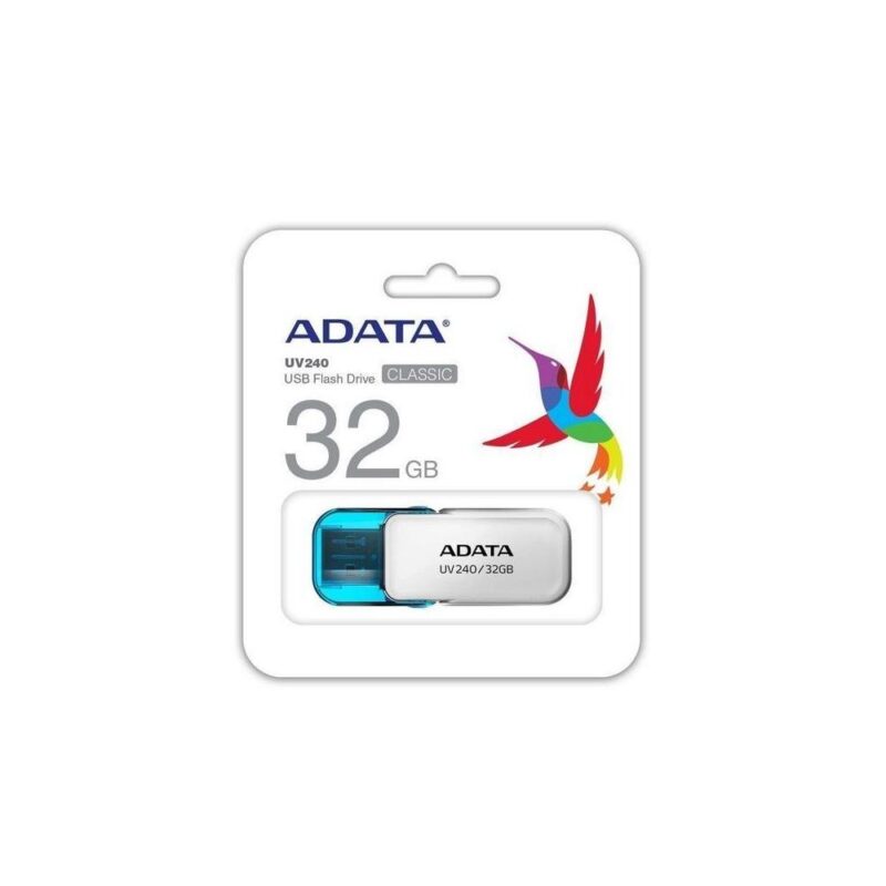 Memoria Flash 32GB UV240 Blanco USB 2.0 ADATA