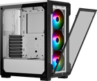 Chasis inteligente semitorre con cristal templado iCUE 220T RGB, blanco CC-9011191-WW