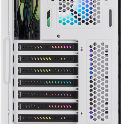 Chasis inteligente semitorre con cristal templado iCUE 220T RGB, blanco CC-9011191-WW