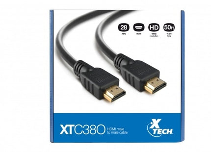 CABLE HDMI 15,2m 50ft m/m XTC380  XTECH