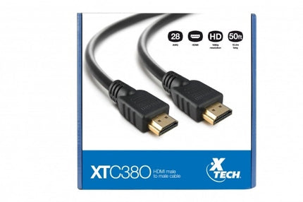 CABLE HDMI 15,2m 50ft m/m XTC380  XTECH