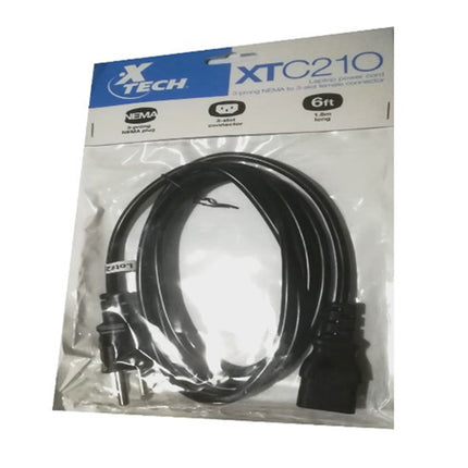 Cable de Poder De pared a computadora 110v XTC-210 X TECH