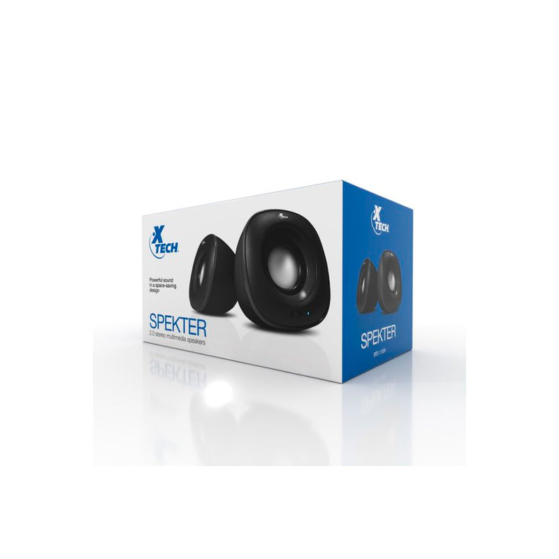 Parlantes 2.0 Spekter 3.5mmUSB power 6W XTS11 5BL  X TECH