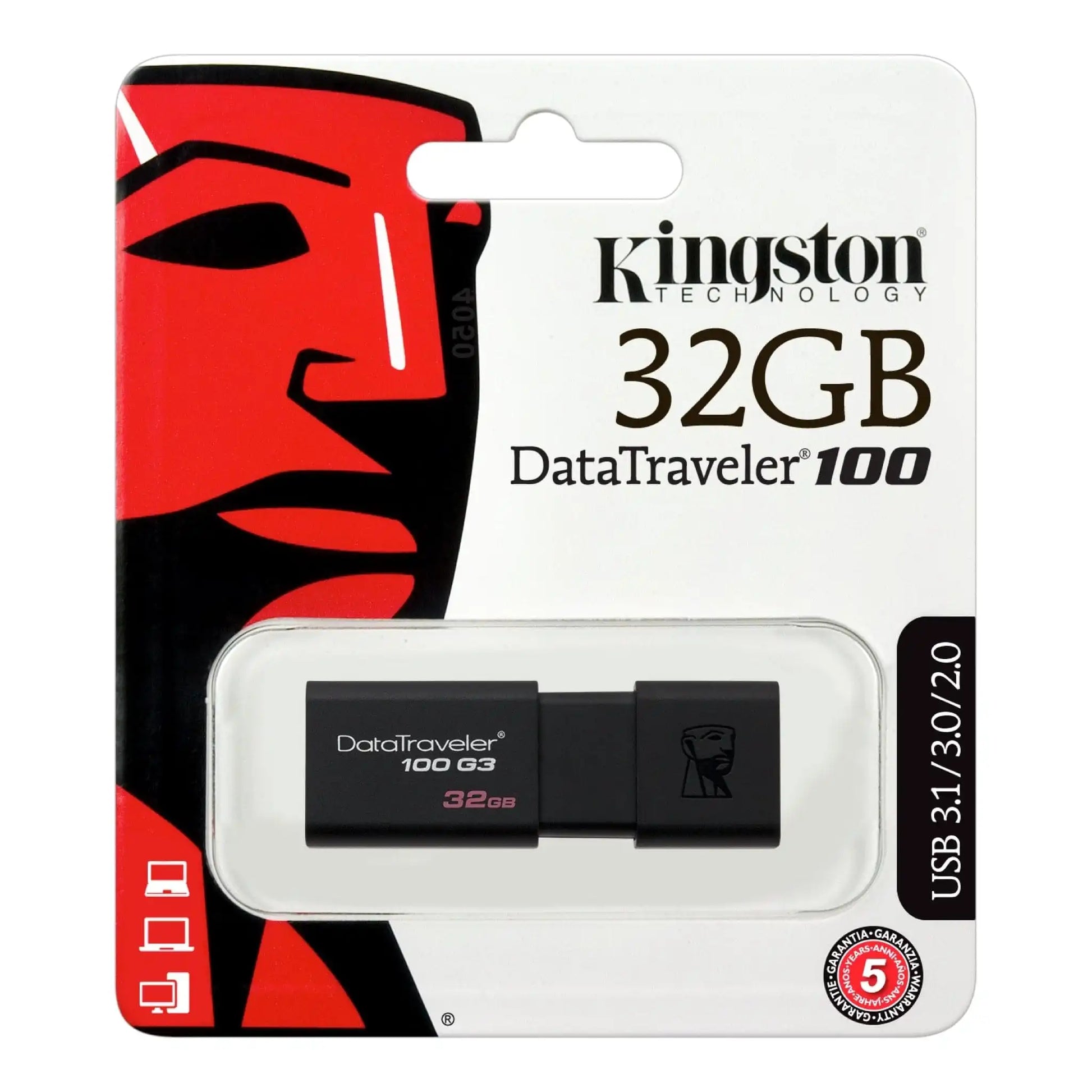 Memoria Flash USB DT100G3  32GB KINGSTON