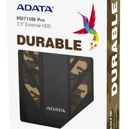 Disco Duro Externo USB 3.0 AntiShock WaterResist CAMUFLAJE  1TB HD710 ADATA