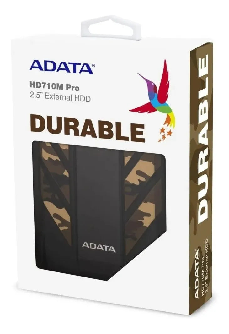 Disco Duro Externo USB 3.0 AntiShock WaterResist CAMUFLAJE  1TB HD710 ADATA