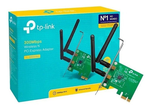 Adaptador Inalámbrico  PCI EXPRESS(x1) N 300MBPS TL-WN881ND TP-LINK