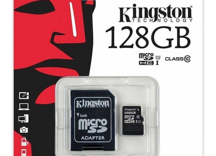 Micro SD 128GB micSDXC  100R A1 C10 Card    KINGSTON