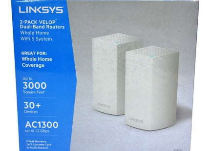 ROUTERS Linksys VELOP Mesh WHW0102 (2 enrutadores)