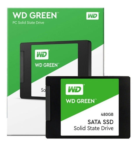 Disco de Estado Sólido SSD 480 Green SATA 3D 2.5” WESTER DIGITAL