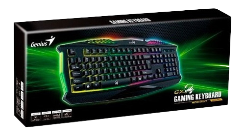 TECLADO GAMING SCORPION K-220 USB NEGRO SP GENUIS