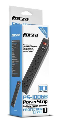 Supresor de Picos PS1006B 1680W disyuntor reposición 120V/240V   FORZA