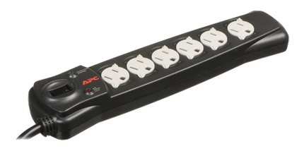 Supresor de Picos Essential P6B LM 6 Outlet 15A 840J APC  