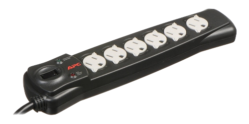 Supresor de Picos Essential P6B LM 6 Outlet 15A 840J APC  