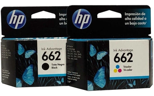 Cartucho de tinta 662 original HP