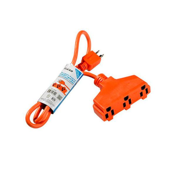 CABLE DE PODER EXTENSIÓN 3out 16AWG 1m 3.3ft 110V OR NEMA515 FOC-1302OR FORZA