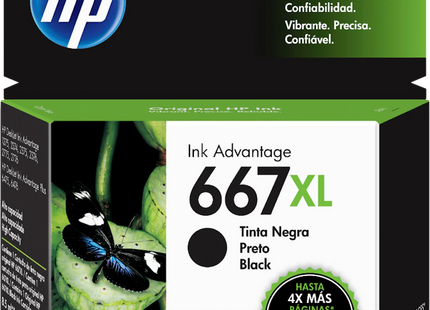 Cartucho de tinta 667 HP ORIGINAL
