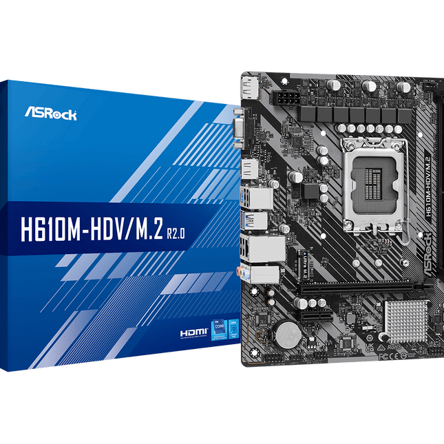 Tarjeta Madre H610M-HDV/M.2 R2.0