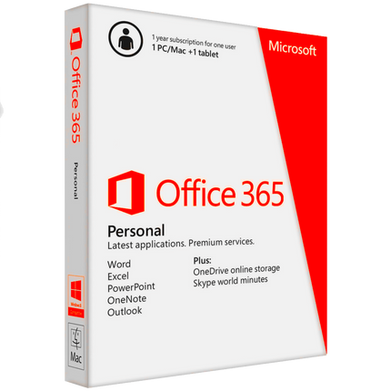 Microsoft Office 365 PERSONAL (Suscripción) Compatible con PC-MAC-IOS-IPADOS-ANDROID